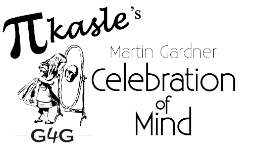 Logo at PIkasle's Martin Gardner Celebration of Mind